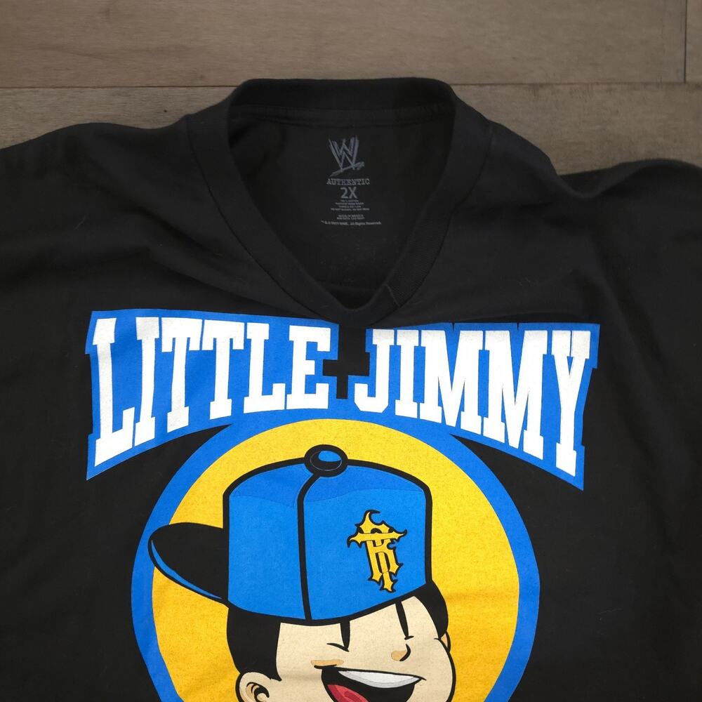 WWE Little Jimmy Says You Gonna Get Got T Shirt 2XL R Truth Wrestling Black - Picture 7 of 10